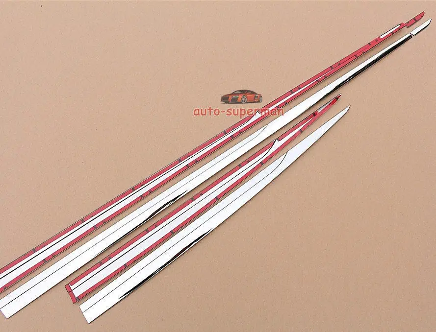 6 шт. S/Сталь корпус боковой двери литье Накладка Chrome для LEXUS RX350 450 2016|side molding|trim