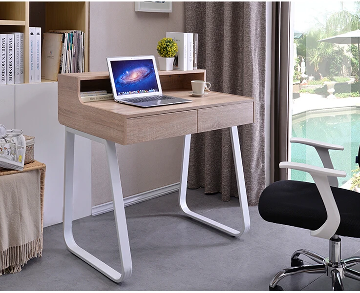 The desk... With the table drawer. Household modern assembly desk computer desk 