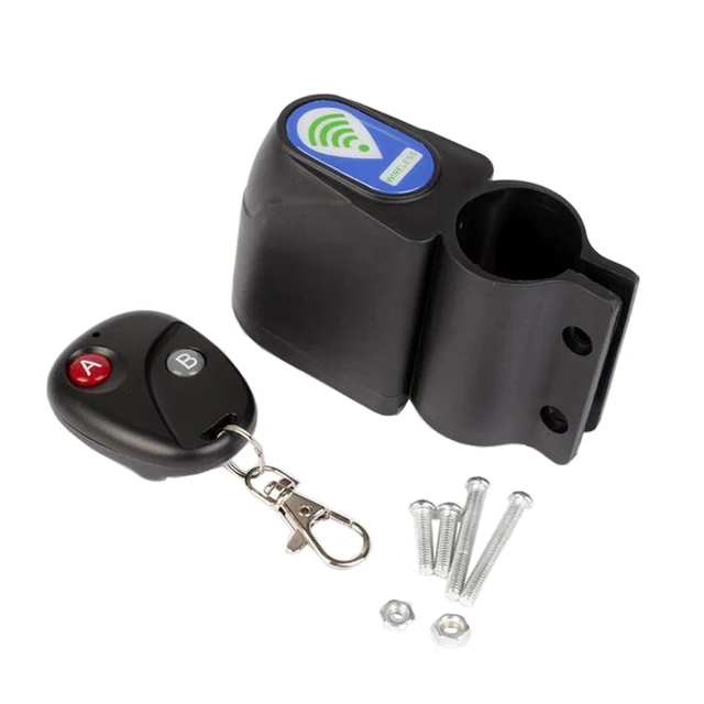 Wireless Remote Control Bike Bicycle Alarm Siren Shock Vibration Sensor