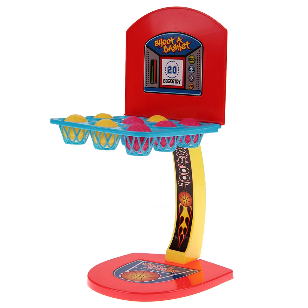 Mini Basketball game Desk Toy Shooting Ball Machine One Or More Players