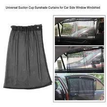 1 par Universal Toldo Cortinas para Janela Lateral Do Carro Ventosa Malha Preta Windshied Toldo Cortinas Cortinas Cobrir Mais Recente Novo
