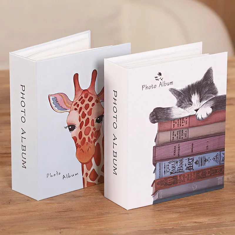 

6 inch 100 Pictures Pockets Cartoon Photo Album Interstitial Photos Book Case Kid Album Storage Family Wedding Memory Gift