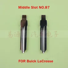 Высокое качество Средний слот NO. 87 автомобиль дистанционного ключа лезвия для Buick Лакросса модифицированный флип удаленный ключ оболочки лезвия Repacemet