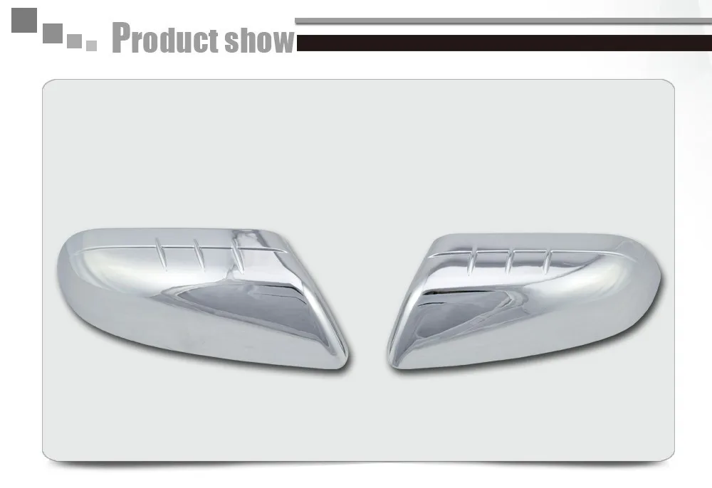 Chrome Top Mirror Cover Set for 2012-2014 Ford Edge