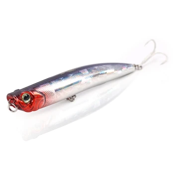 

Le Fish TSURINOYA 90mm 10g POPPER Fishing Lure Hard Bait Topwater Popper Bait Artificial Bait With Treble Hooks Model DW17
