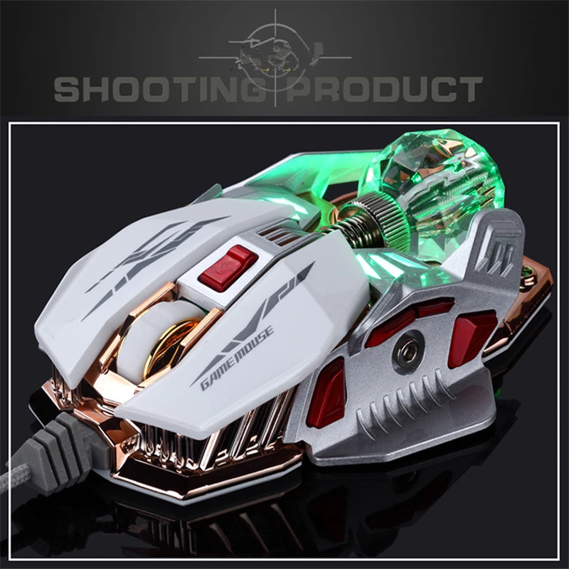 

Professional Wired 4000dpi mouse Adjustment USB Optical LED Gaming Mouse Mice for Computer PC Laptop for Dota cs go gamer