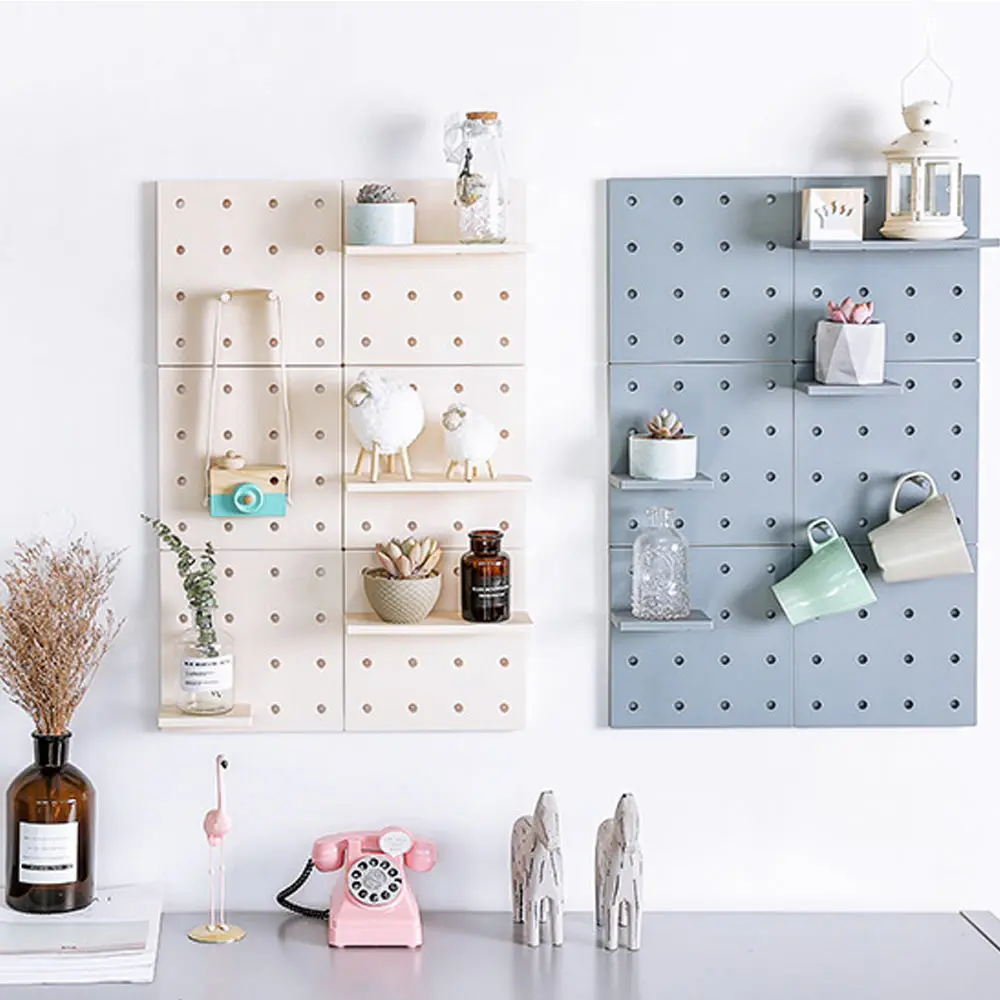 Buy Simple Style Fashion Hole Board Storage Rack