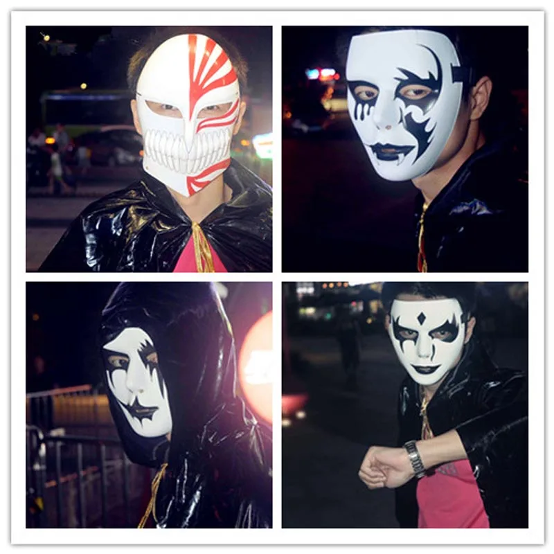 

Jabbawockeez Hiphop PVC Mask Halloween Cosplay Costume Party Mask V For Vendetta Anonymous Mask Guy Fawkes Disobey One Size