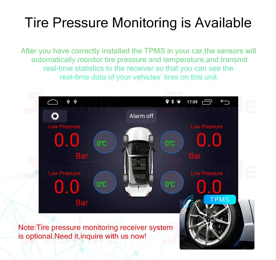 Discount 7inch Android 8.1 Universal Car Multimedia Radio Player Stereo Head unit Steering Wheel NO DVD Quad Core Wifi GPS Navigation FM 16