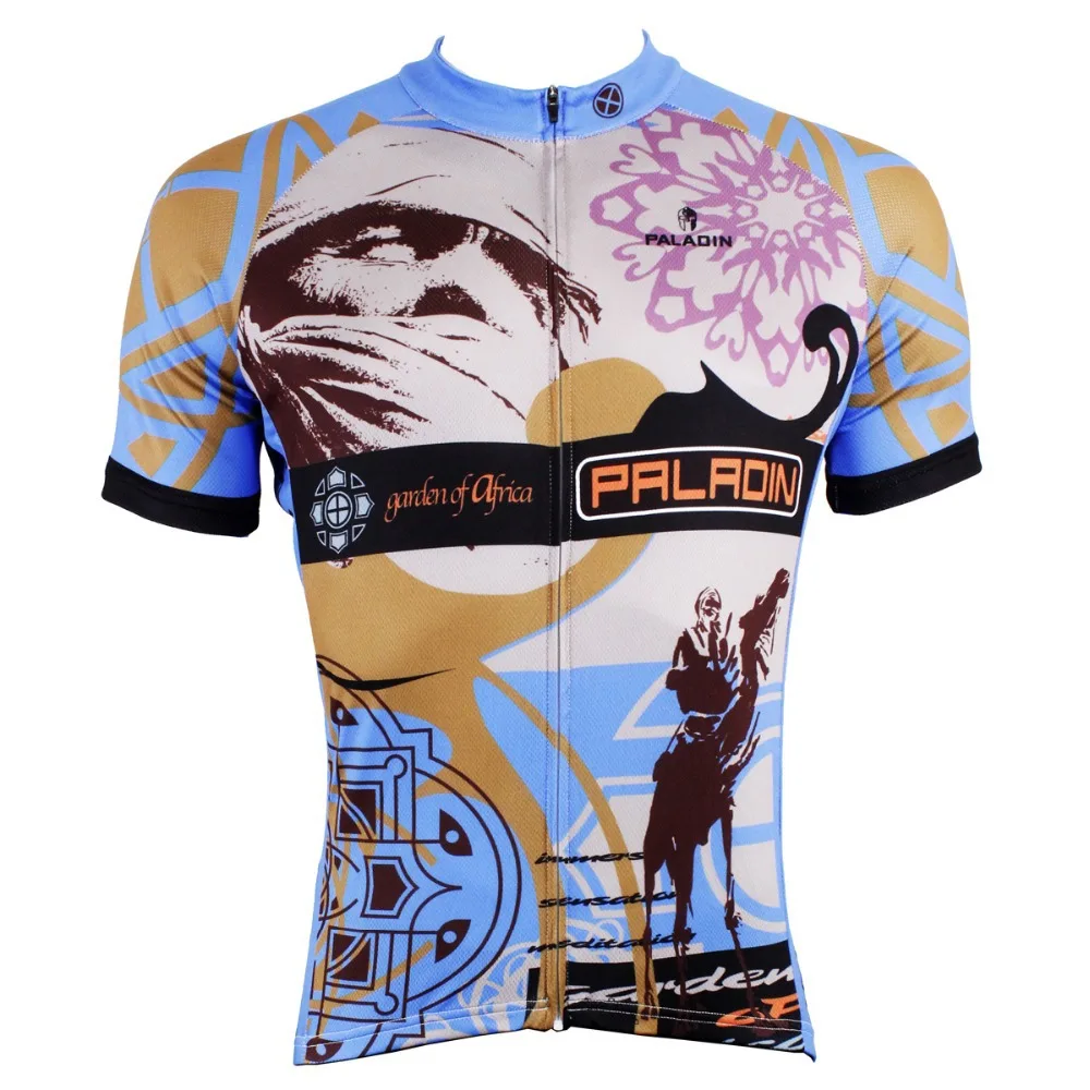 

PALADIN " Garden Of Africa " Mens Short Sleeve Cycling Jersey Bike Shirt Cycling Clothing