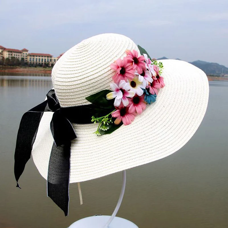 New Ladies Sun Hats Breathable Straw Hat Golf Caps Women Beach Hat