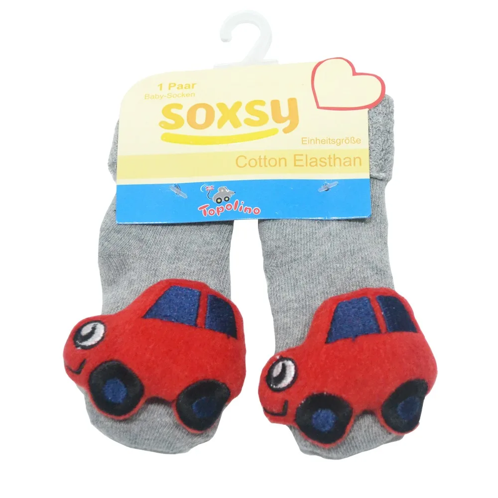 

Lion Bear Newborn Baby Terry socks with Bell girls boy infant Floor sock Cotton cartoon animal for kid babies Accessories