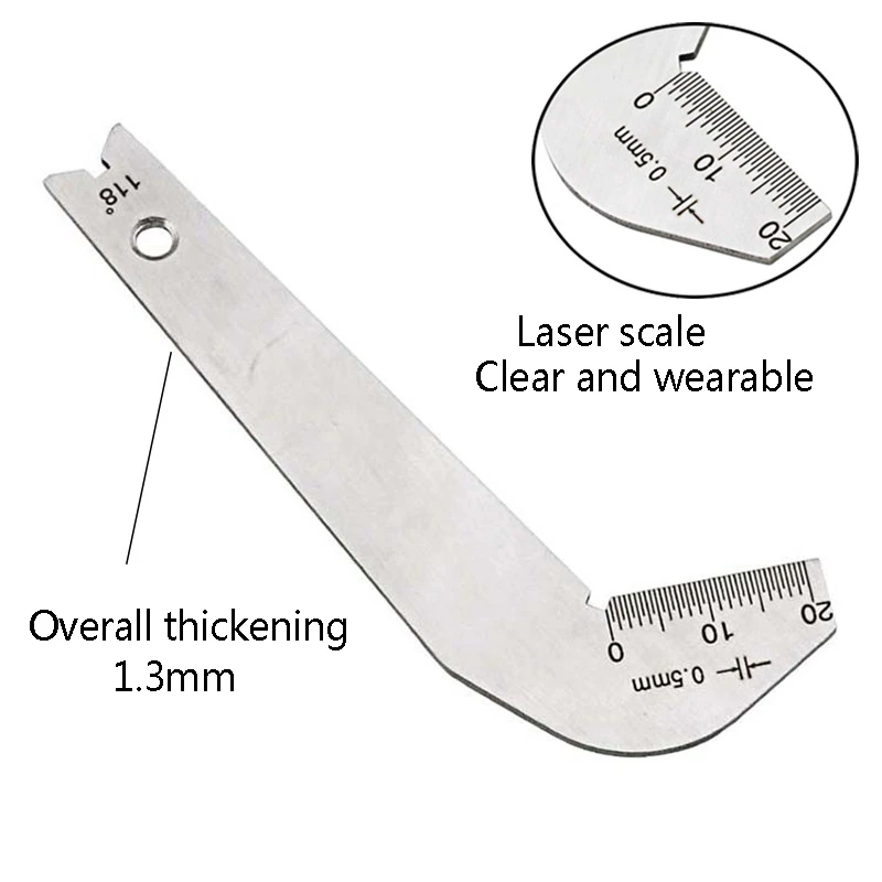 Drill bit gauge edge dimension gage 118degree drill bit sharpening angle tool UF