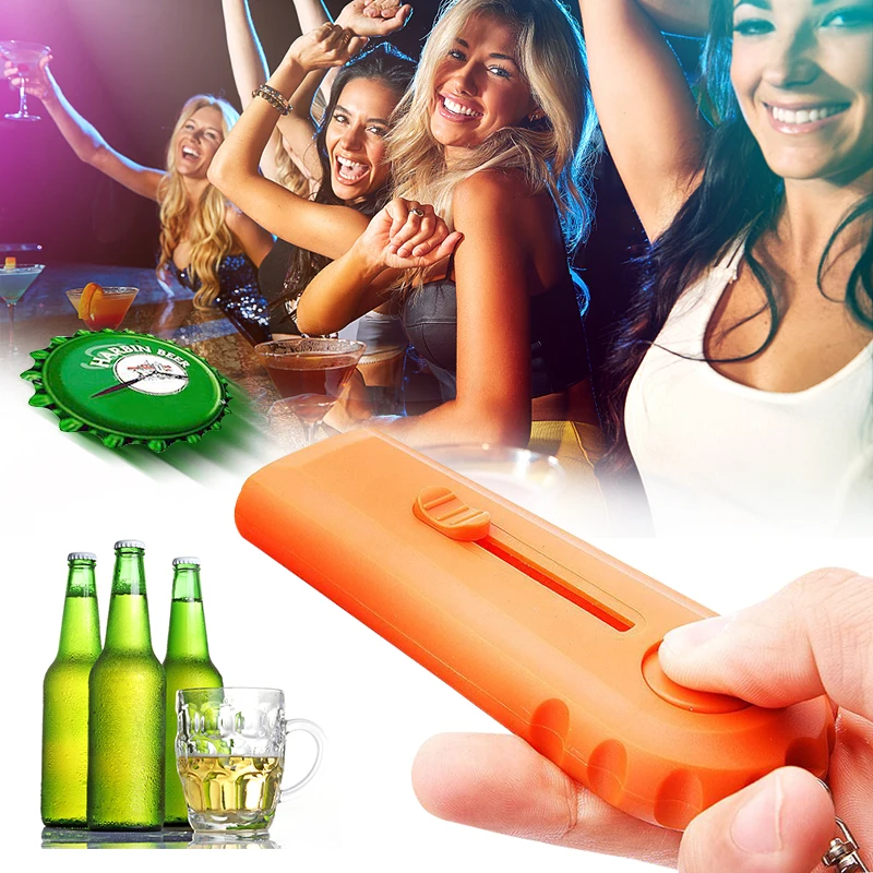 

Beer Opening Cap Launcher Bottle Opener Shooter By Spinning Hat Fire Cap New Wedding Favors and Gifts Kitchen Tools Jar Opener