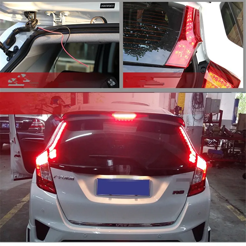 SNCN LED Rear door light for Honda Jazz 2014 2015 2016 Fit Rear Reflect
