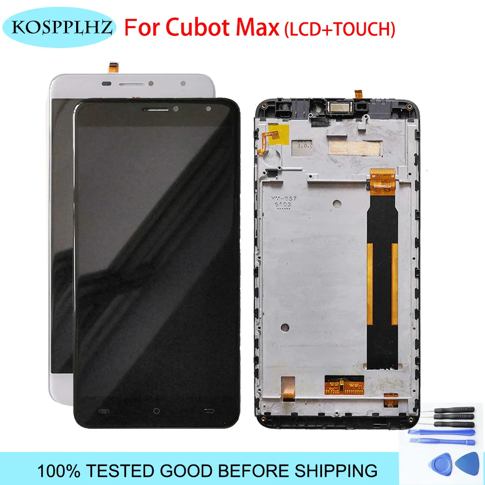 KOSPPLHZ для 6 0 дюймов Cubot Max ЖК-дисплей + сенсорный экран 100% протестированный