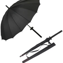 Только Jime катана Зонт мужской большой водонепроницаемый горячий хорошо меч зонтик высокое качество ветрозащитный зонт-самурайский меч дождевик