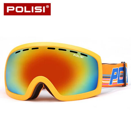 POLISI de las mujeres de los hombres de esquí Snowboard gafas UV protección Anti-niebla doble capa lente Esqui nieve gafas de deporte al aire libre de Skate gafas POLISI de las mujeres de los hombres de esquí Snowboard gafas UV protección Anti-niebla doble capa lente Esqui nieve gafas de deporte al aire libre de Skate gafas