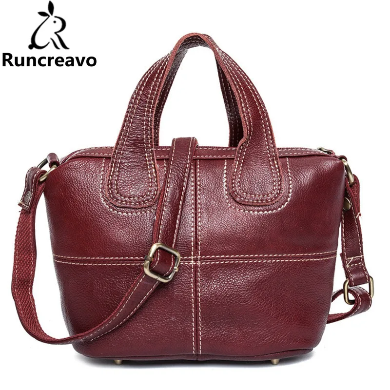 

Genuine Leather Women Handbags Totes Vintage Crossbody Messenger Bags Cow Leather Women Shoulder Bag bolsa feminina sac a main