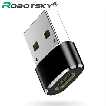 

Robotsky USB Male to USB Type C Female OTG Adapter Converter Type-c Cable Adapter For Nexus 5x 6p Oneplus 3 2 USB-C Data Charger