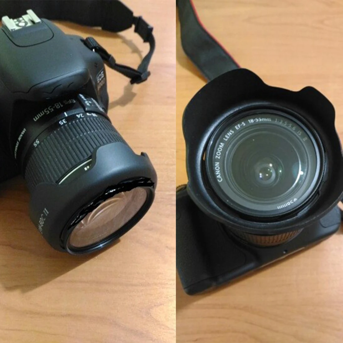 Бленда Centechia в форме цветка для объектива Canon EW 60C EF 18 55 мм 28 90 80 бленда камеры|lens hood