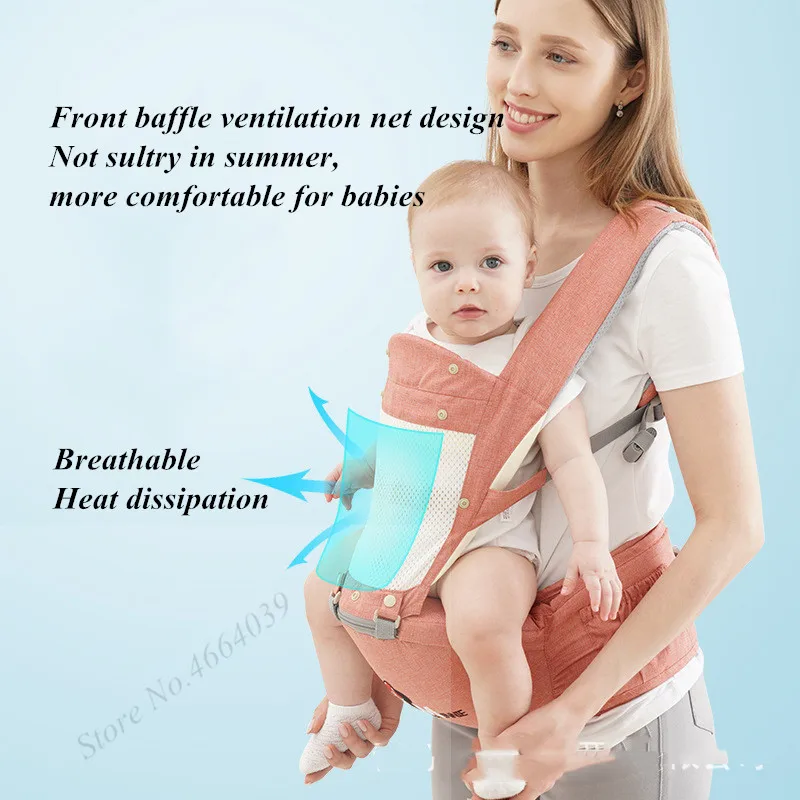 Эргономичный рюкзак-кенгуру для переноски детей от 0 до 36 месяцев, переносная сумка-кенгуру для новорожденных, для мамы, папы