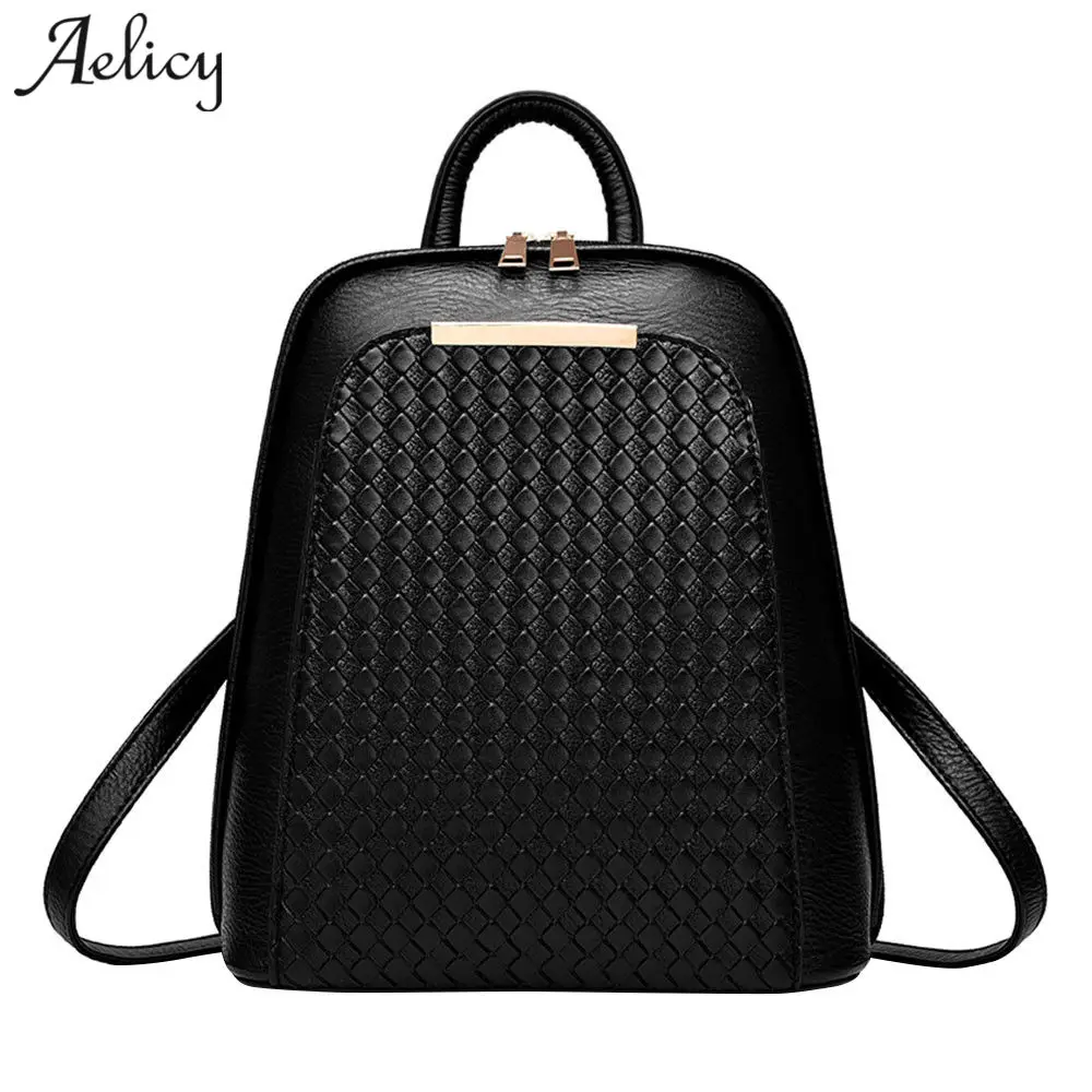 

Aelicy women backpack 2019 new tide female backpack women laptop backpacks large capacity pu leather school bags teenager girls