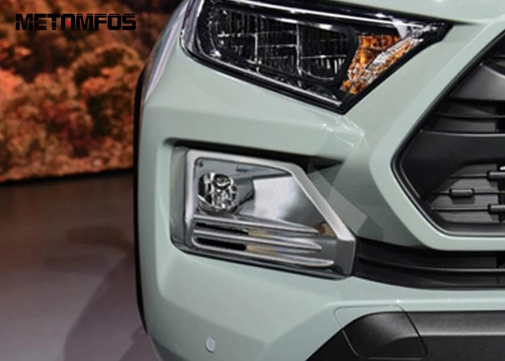 Для Toyota Rav4 Rav 4 Adventure из углеродного волокна, передний противотуманный светильник, противотуманный светильник, накладка, рамка, аксессуары для автомобиля