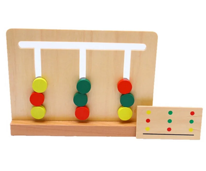 New Wooden Blocks Toy Baby Toy Montessori Teaching Three Color Sorting Array Game for Early Childhood Education Free Shipping New Wooden Blocks Toy Baby Toy Montessori Teaching Three Color Sorting Array Game for Early Childhood Education Free Shipping