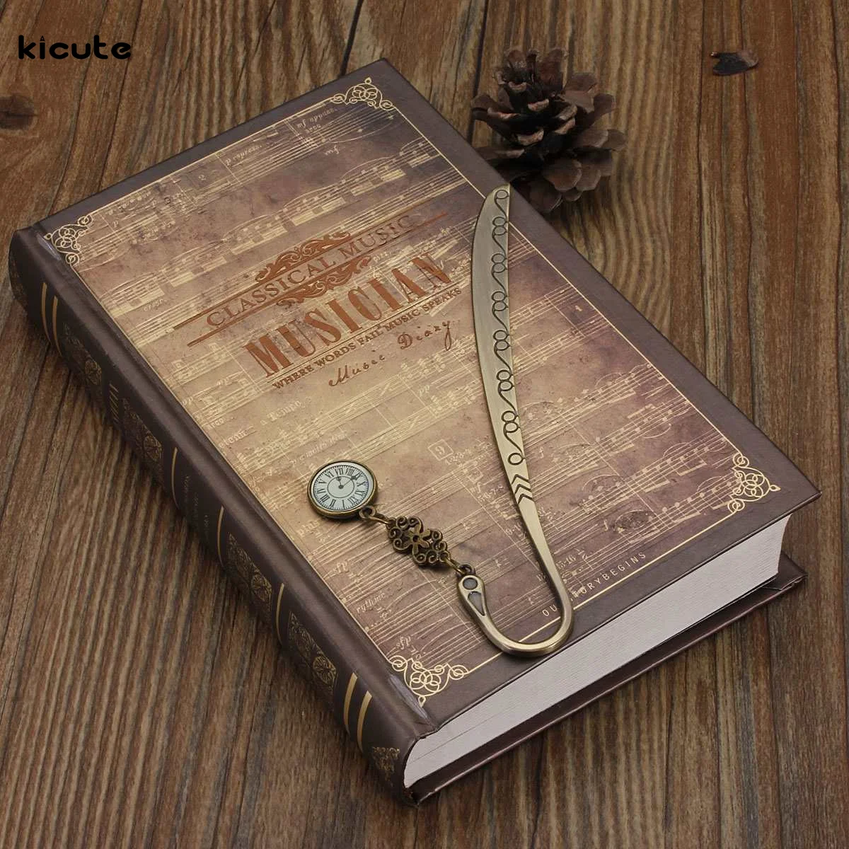 Romantic Design Retro Vintage Metal Alloy Bronze Bookmark Document Book Mark Label DIY Fit For ...