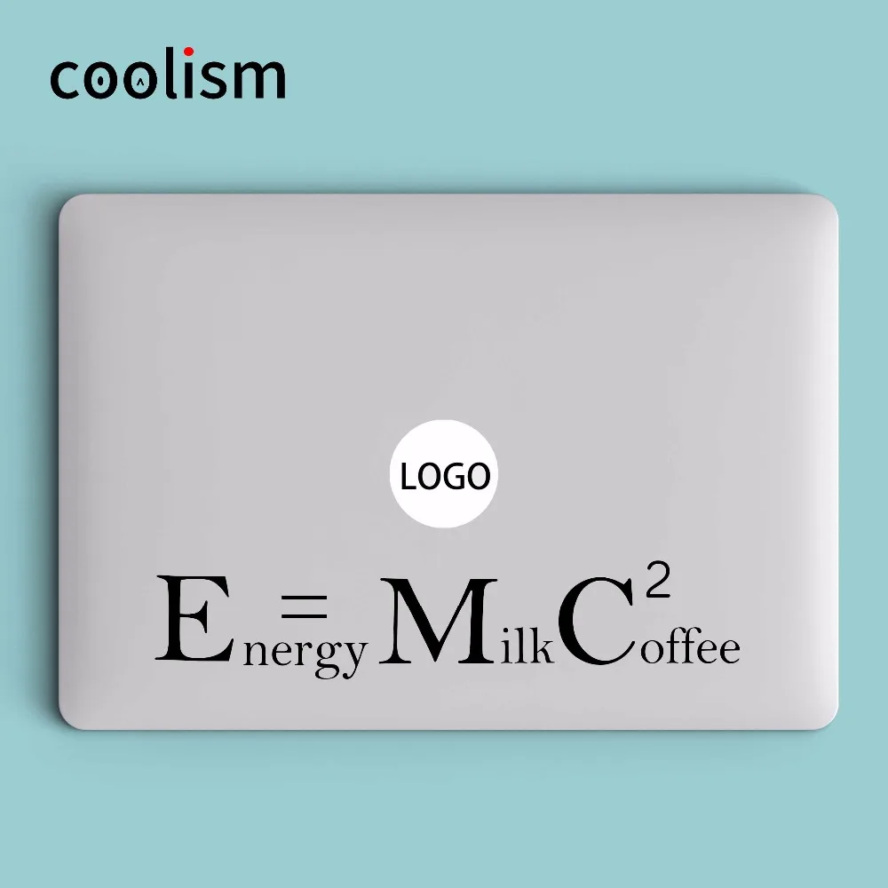 Funny Einstein Equation Laptop Decal Sticker for Macbook Decal Air 13 Pro Retina 11 12 15 inch HP Mac Book Skin Notebook Sticker
