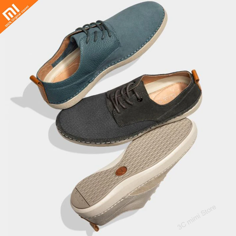 

xiaomi mijia Men's high quality spring and summer breathable lightweight simple casual shoes for leather shoes