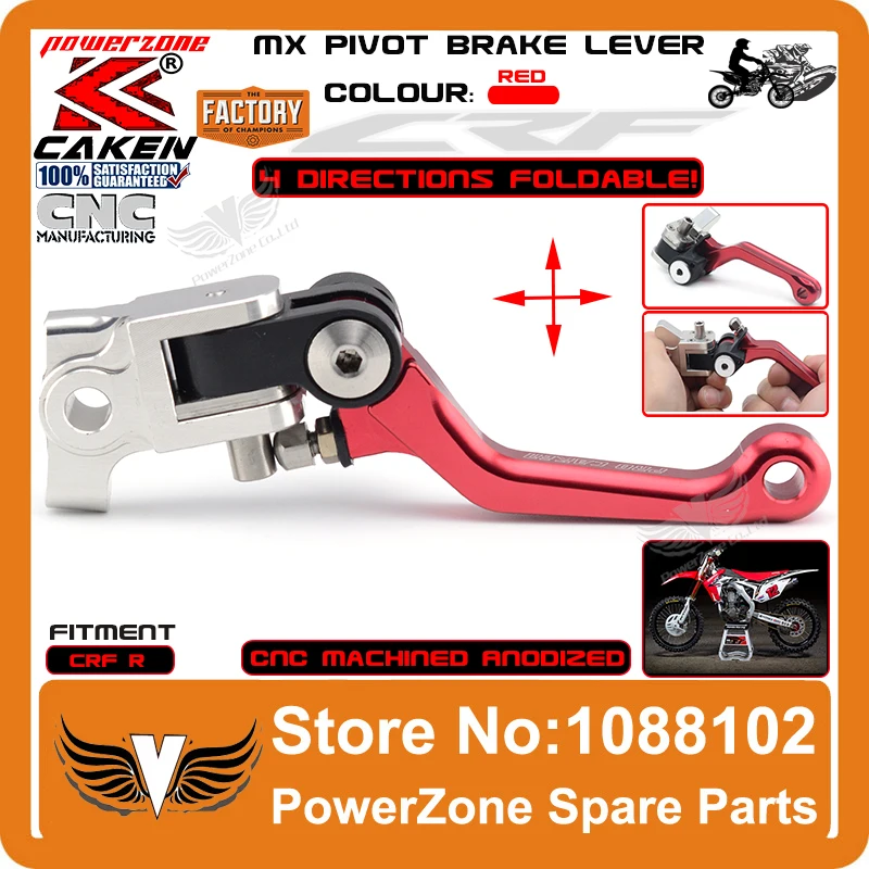 Складной поворотный тормозной рычаг MX 4 направления подходит для CRF250R CRF450R 07 15 CRF