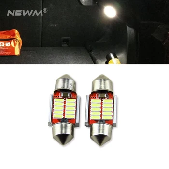 

Car styling ! 2PCS 31mm 36mm 39mm 41mm 4014 SMD 12 LED Canbus Error Free interior light Festoon Doom Lamp Bulb Pure White DC12