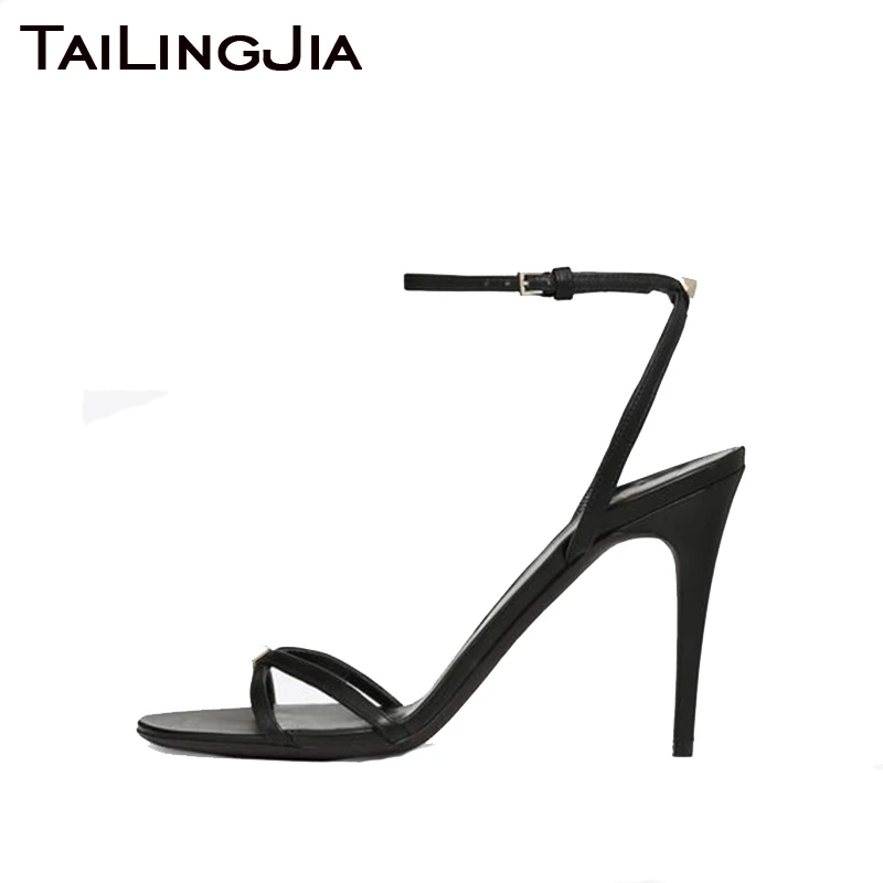 simple black sandals