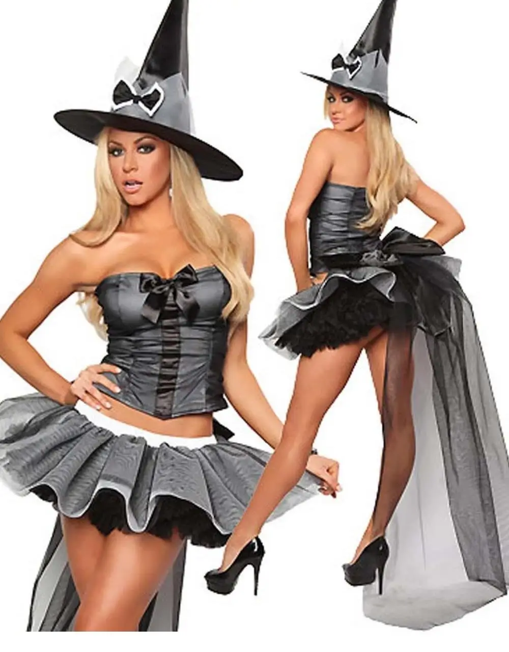 Halloween Witch Cospaly Costume 2016 Fancy Dress Adult Women Carnival