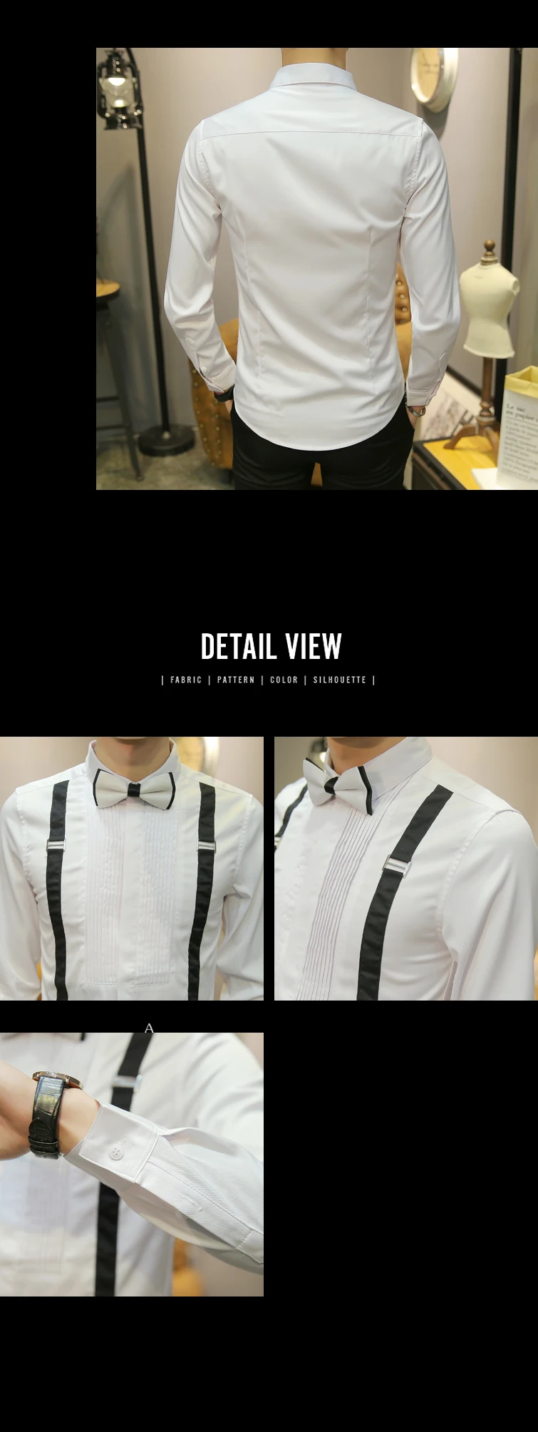 2018 Camisa Masculina Social Slim Fit рубашки в британском стиле мужские черные белые рубашки для ужина формальная рубашка-смокинг Клубные наряды