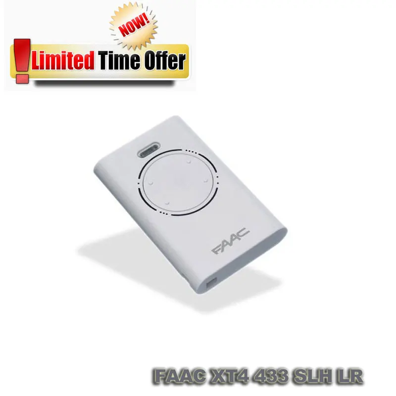 

Limited time offer !For FAAC XT4 SLH LR 787008 433MHz 4-Channel Remote control key fob WHITE