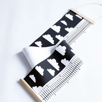 

Nordic Cloud Children Kids Height Growth Size Chart Height Measure Canvas Ruler For Kids Room Scandinavian Decor For Kids Room