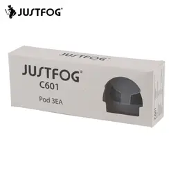 3 шт./лот оригинальный JUSTFOG C601 Pod картридж 1.6ohm катушка построена в 1,7 мл Ёмкость бака для электронных сигарет комплект JUSTFOG C601