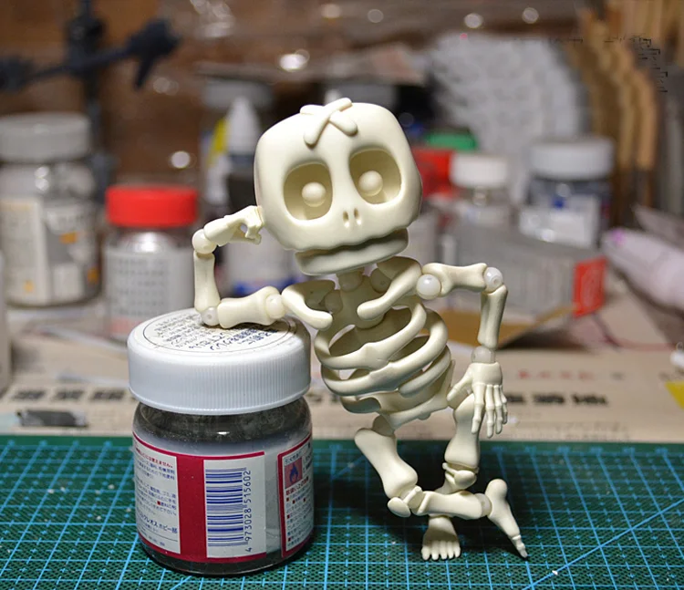 

GULUO acition figure Skull model toys bjd doll diy adult toys Skull Joint dolls collection of model toy DiadelosMuertos hector