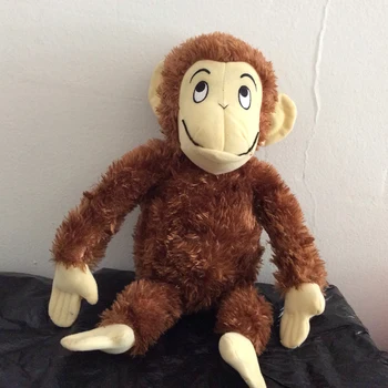 

40cm 15.7'' Curious George Plush Toy Cute Monkey Stuffed Animal Soft Kids Doll For Boys and Girls