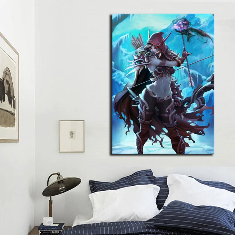 Home Decor Modular Picture Wall Art 1 Piece Dota 2 Prints Video Game Poster For Living Room Spray P