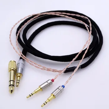 

1.2M 4 cores 5N PCOCC With Protector Hifi Headphone Upgrade Cable for Hifman HE1000 HE400S He400i HE-X HE560 Oppo PM-1 PM-2