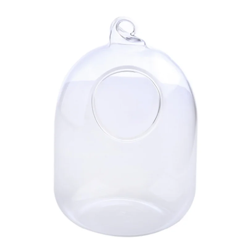 Hanging Fish Tank Creative Fish Vase Glass Transparent Goldfish Bowl for Home Decoration with Bracket