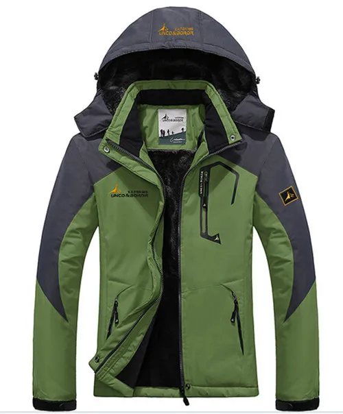 men grass green PEILOW зима wo для мужчин парка куртка мужская мода с капюшоном Толстая теплая верхняя одежда водонепроницаемый ветрозащитный пальто ватное пальто - Цвет: men grass green