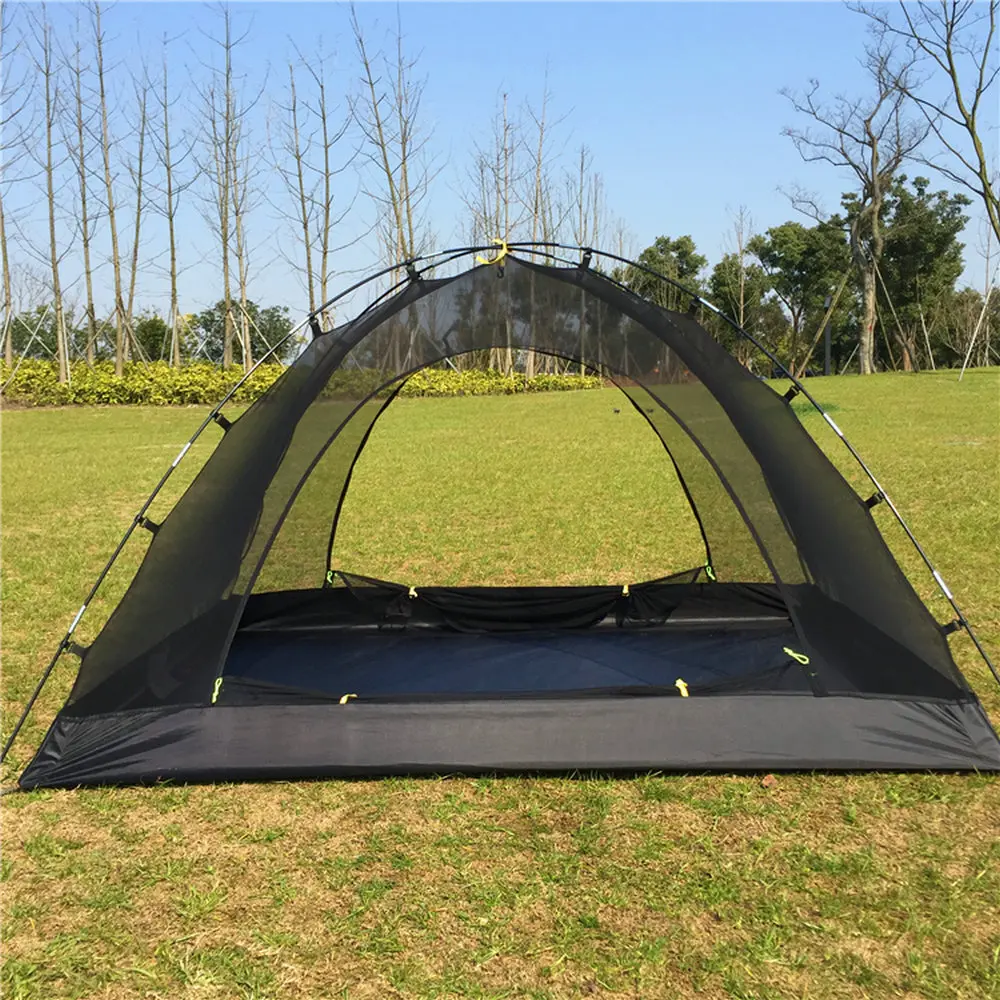 

WJ Outdoor Mosquito Net 2 Person, Fiberglass Pole Leisure Vents Camping Canopy 2 Man Mesh Tent