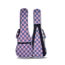Горячие Profeshional Прочный портативный 2" 24" дюймов Концерт Гавайская гитара case small Гитары сумка мягкой gig Обложка рюкзак lanikai с рисунком