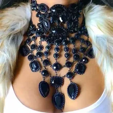 KMVEXO – collier ras du cou avec perles en cristal pour femmes, bijoux à la mode, Maxi, nouvelle collection 2020
