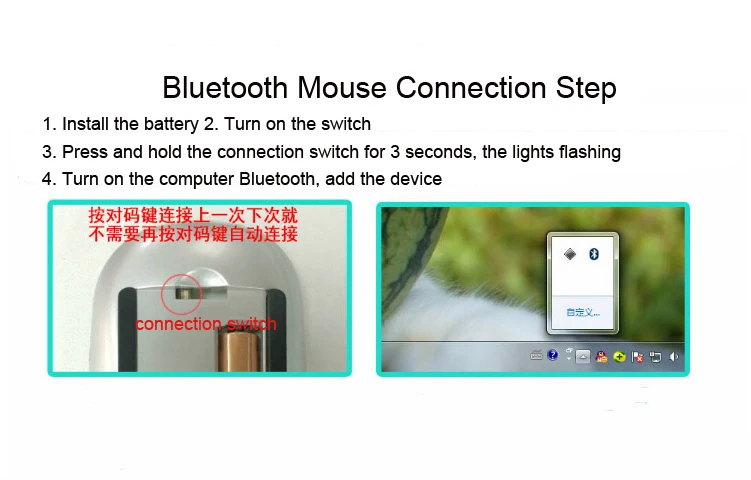 Беспроводная Bluetooth мышь ноутбук сенсорная полоса новинка креативная универсальная мини оптическая 2,4G беспроводная сенсорная мышь